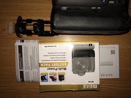 Бустер для Canon 6D под 2 LP-E6 или 4 x AA MK-6D Japan buttons гарантия заводской комплект