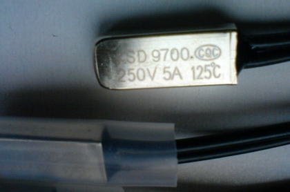 Термореле KSD9700 ON-125 град.С