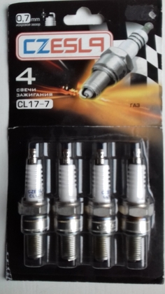 Свечи зажигания Czesla CL 17-7(Газ)
