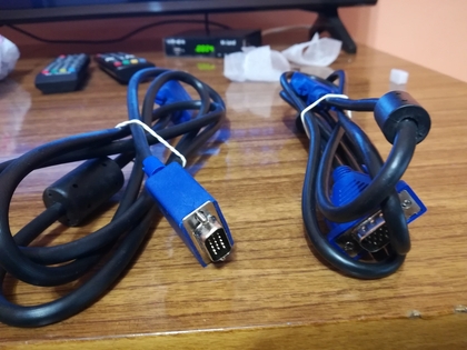 Экранированный кабель VGA-VGA для монитора, проектора 1.5 м