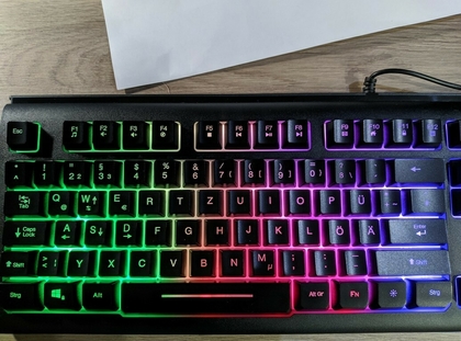 Клавіатура з підсвіткою Rii Primer RGB Compact Gaming Keyboard