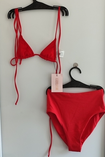 Красный раздельный купальник MissGuided