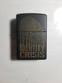 Зажигалка zippo запальничка принт рисунок отпечаток пальца