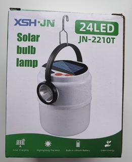 Ліхтар-лампа кемпінгова JN-2210T 24LED із сонячною панеллю