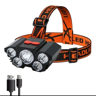 Налобный LED фонарик на аккумуляторе