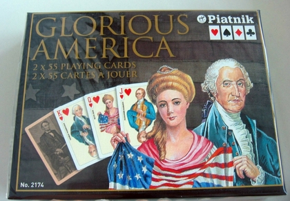  Glorious America Карты игральные Австрия Piatnik 2х55
