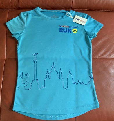Футболка для бега intersport run ua, р.xs