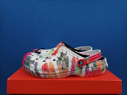 Утепленні Крокси Crocs Classic Tie-Dye Lined Clog (35-38) Оригінал