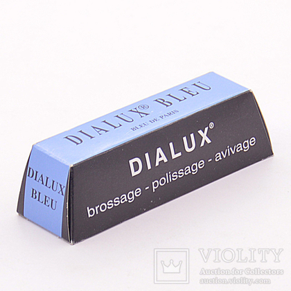 Паста полировальная DIALUX BLEU синяя 100 г.,полирование всех металлов,пластмасс