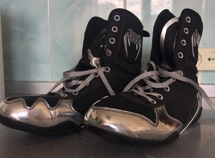 Боксерки VENUM ELITE BOXING SHOES SILVER