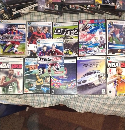 Диски РС DVD 50+ шт.