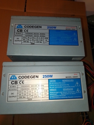 Блок питания для самоделок Codegen 250 ват, 1 шт.