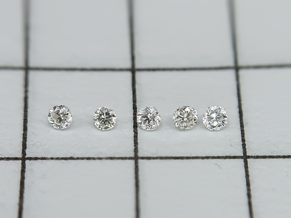 Діаманти, Кр-57, 1,15 мм, 5 шт, 0,03 ct, 4/3-4