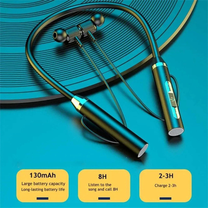 Навушники вакуумні з мікрофоном Bluetooth магніт AZ-35A-BT