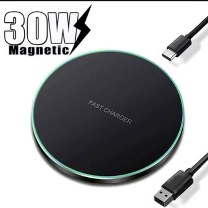 Швидка бездротова зарядка PDKUAI 30W для Apple, SAMSUNG, Huawei, Xiaomi та ін.