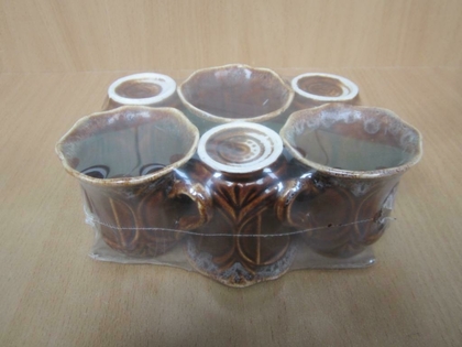 Чашки керамические - 6 шт.