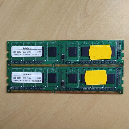 Оперативна память Dolphin PC3-1333 две планки по 2Gb