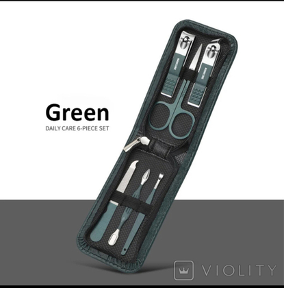Манікюрний набір Nail Clippers Stainless Steel 6 предметів