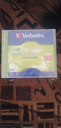 Диск CD-RW 700Mb/80 min.8-12Speed