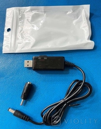 Підвищуючий перетворювач напруги для роутера з повербанку USB-DC 5V в 9/12V,з перемикачем