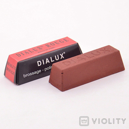 Паста полировальная DIALUX красная 140 г.,цветные металлы,серебро,желтое золото