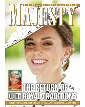 Журнал majesty magazine (august 2022), журналы о королевской семье британии