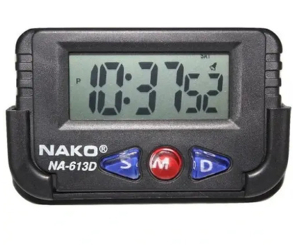 Годинник в авто NAKO NA-613D, будильник