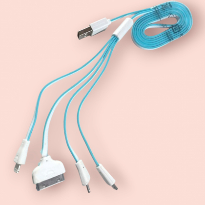 Шнур Кабель 4in1 flat для смартфона