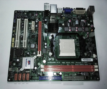 Материнская плата ECS A780LM-M (V7.0) + Процессор + Память (Б/У)