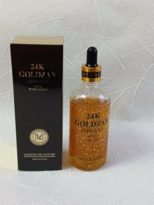 Антивікова сироватка з гіалуроновою кислотою та золотом 24K GoldZen №24К 30мл