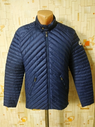 Куртка чоловіча стьобана синя. Пуховик J.O.T.T. качиний пух p-p прибл. S