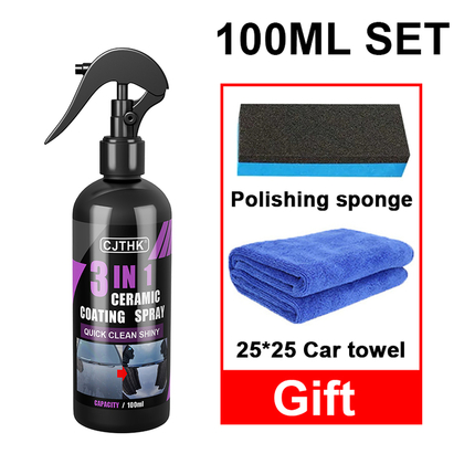 Керамічне покриття CJTHK 3in1 ceramic coating spray 100мл (спрей)