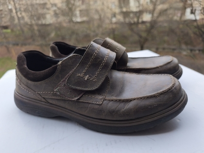 Hush puppies шкіряні черевики туфлі 45 розмір
