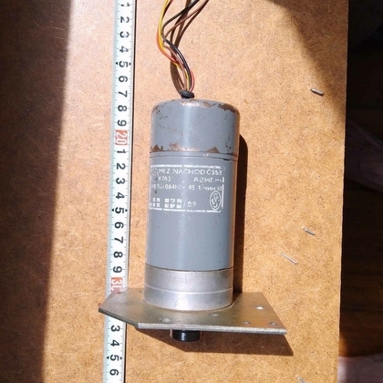 Двигун постійного струму MEZ NACHOD CSSR 24V