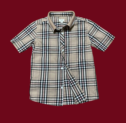 Сорочка у клітинку від RIVER ISLAND на 4-5 yrs, для хлопчика, заміри на фото