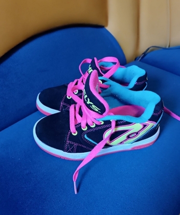 Кросівки Heelys Чорно-блакитні