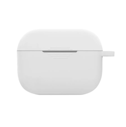 Силиконовый Белый Чехол Для Наушников Apple Аирподсов PRO