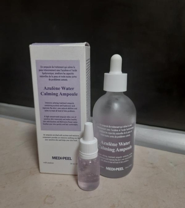 Сироватка заспокійлива з азуленом medi-peel azulene water calming на розлив 10 мл.