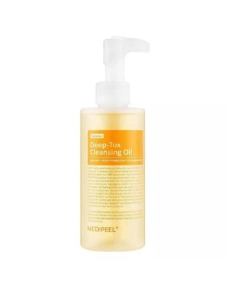 Вітамінна очищувальна гідрофільна олія medi-peel vegan vitamin deep tox cleansing oil