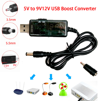 Перехідник SILL USB до роутера 5/12 v 5/9