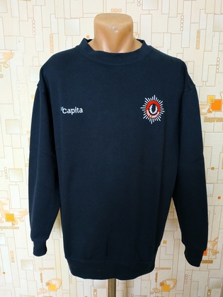 Толстовка чоловіча чорна FIRE &amp; RESCUE коттон p-p M-L