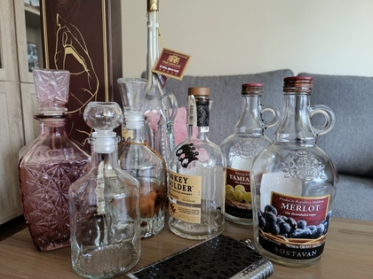 Графіни для алкоголю, оригінальні форми, 8 штук + подарунок
