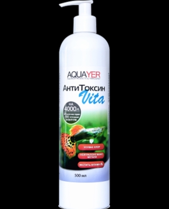 AQUAYER акваріумний засіб для води АнтиТоксин Vita 500 мл