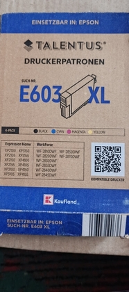 Набір картриджів для принтера Talentus E603 XL.