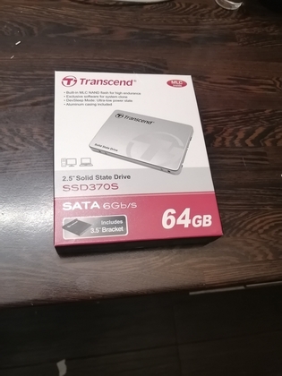 SSD. Transcend 64gb