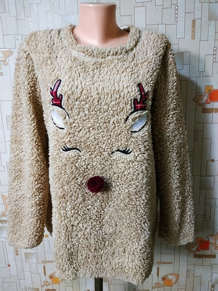 Кофта піжамна. Пухнастик *медведик* PRIMARK р-р L