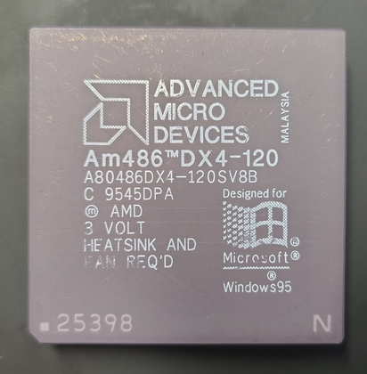 Процесор AMD DX4-120 Am486