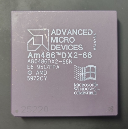 Процесор AMD DX2-66 Am486