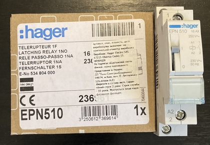 Импульсное реле Hager EPN510 - 230В/16А