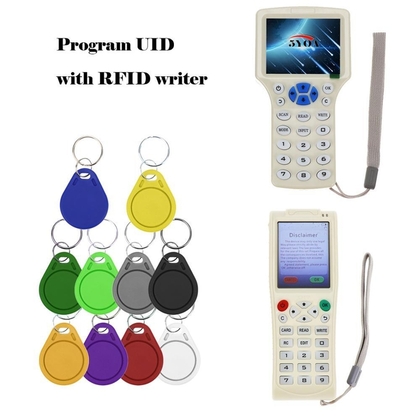 Нові Ключі доступу UID 13,56 МГц RFID Перезаписываемые Mif 1K S50 NFC, 10 шт.